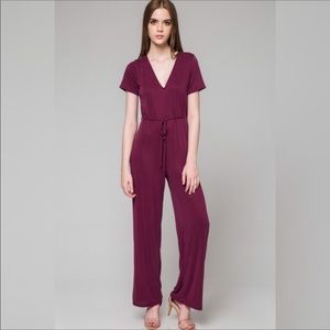 Maroon Jumpsuit